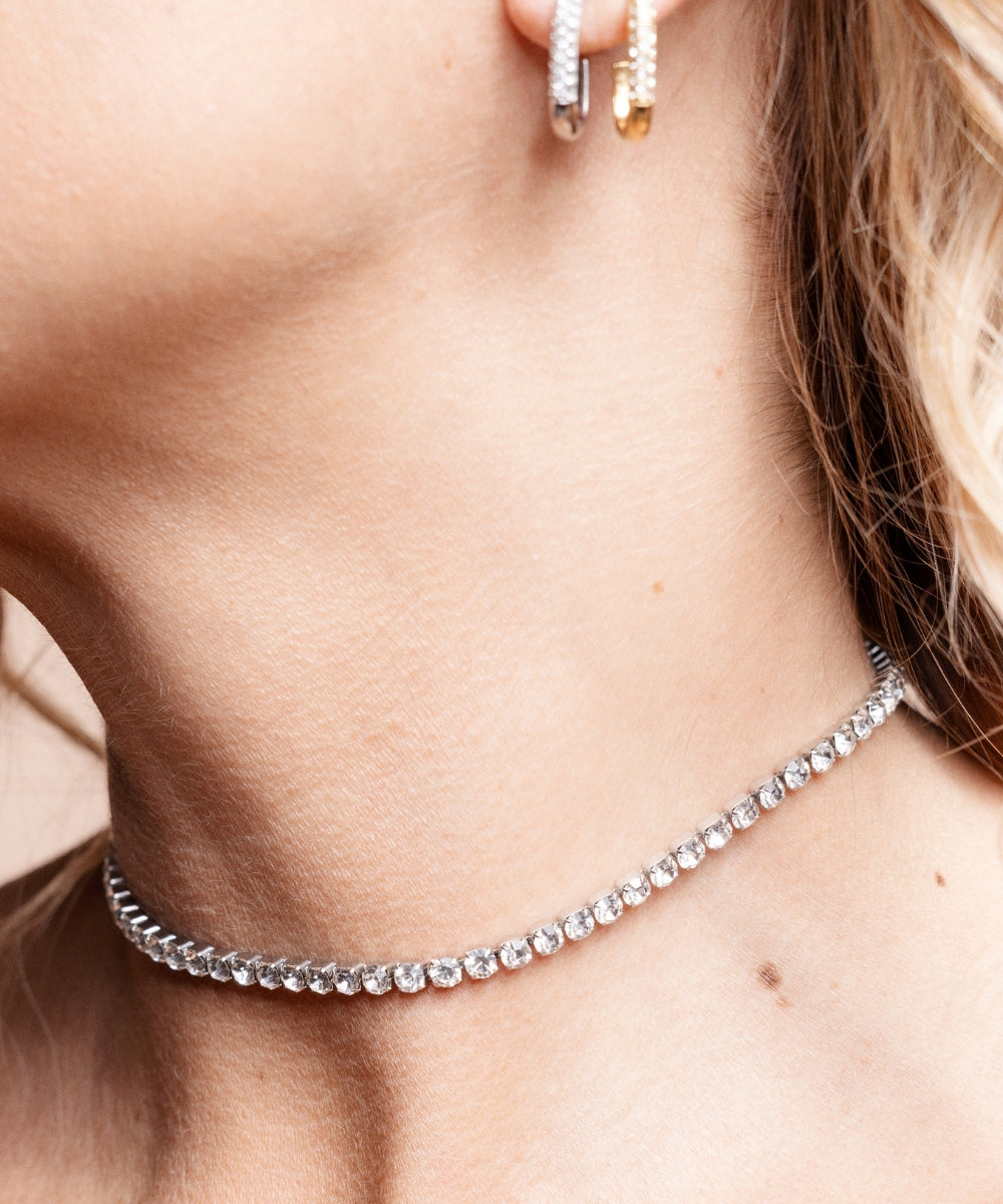 Collana Chocker Tennis